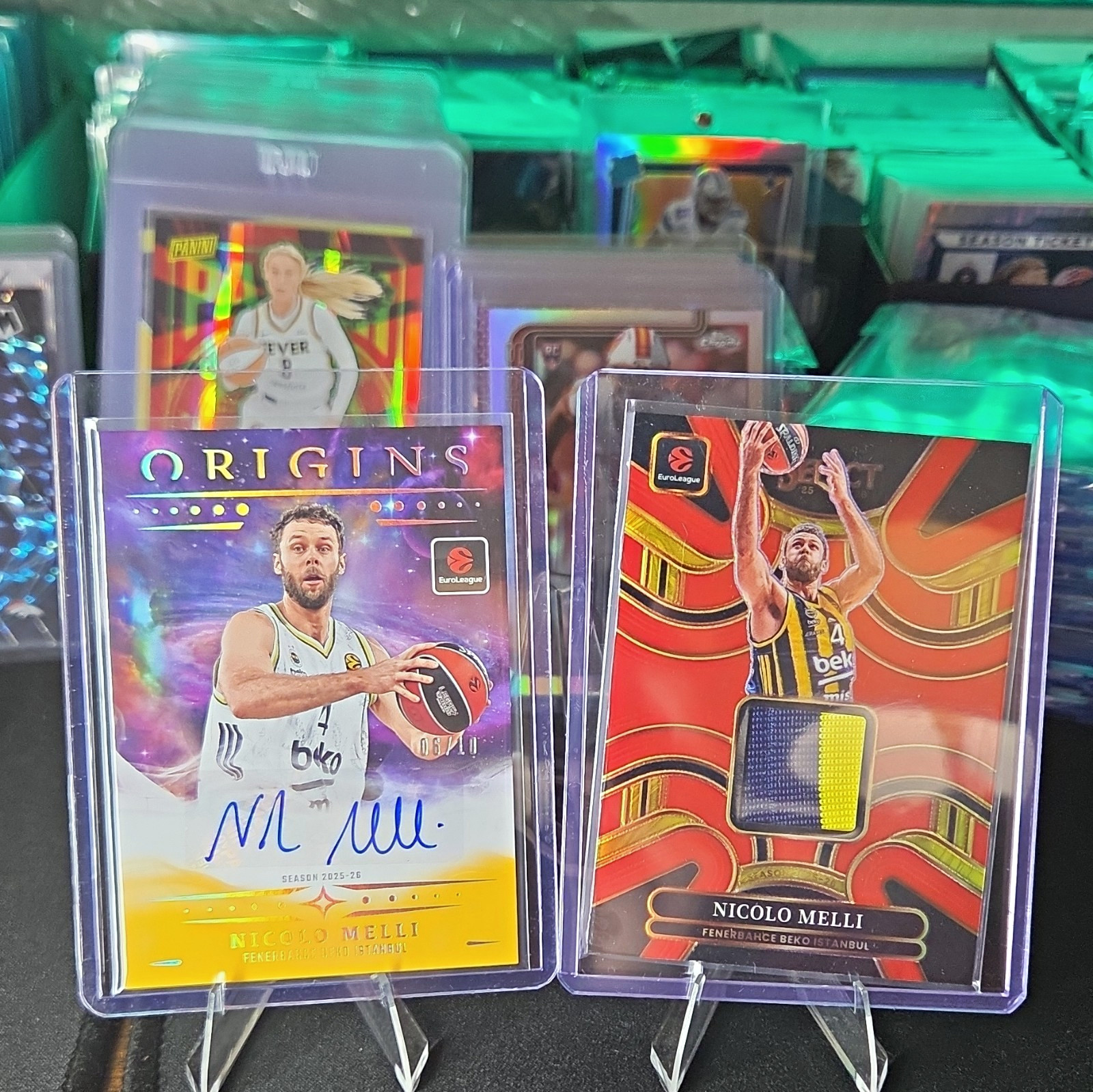 Panini EuroLeague 2025-26 Nicolo Melli Origins Auto /10 Select Prizm Patch /75