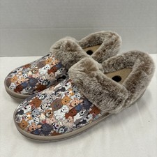 Skechers Slip-ins: BOBS Cozy Kiss BRMT  Women  s 6.5m Dog Pattern Cute