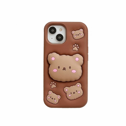 Funda protectora de silicona suave 3D con dibujos animados para teléfono iPhone 17/17 Pro Max 16 15 - Imagen 30 de 48
