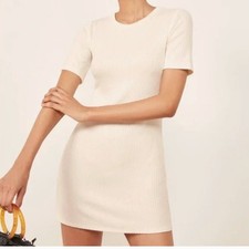 REFORMATION Gigi Stretchy Ribbed T-Shirt Mini Dress size XL