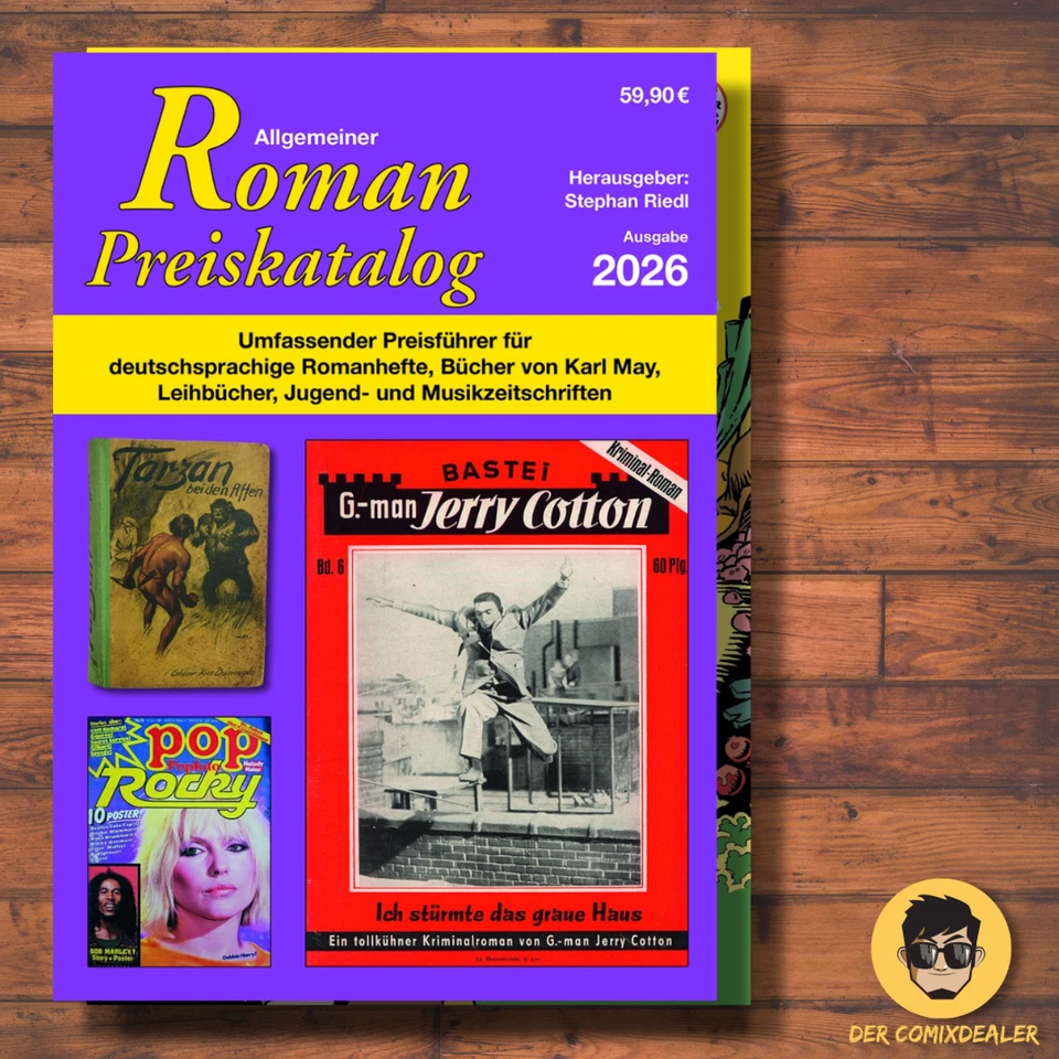 Roman Preiskatalog 2026 HC / Stefan Riedl / SR Verlag / Sammler Katalog /