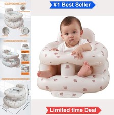 Inflatable Baby Seat with Tray for 3-36 Months Built in Air Pump Floor Chair