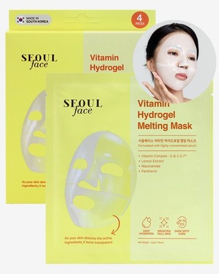 Vitamin Fondant Hydrogel Gel Maske 4 Stück - Koreanische Nachtmaske...