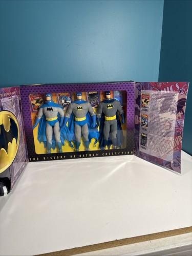 The History of Batman Collection confezione da 3 figurine 12" FAO Schwarz Kenner vintage 1996