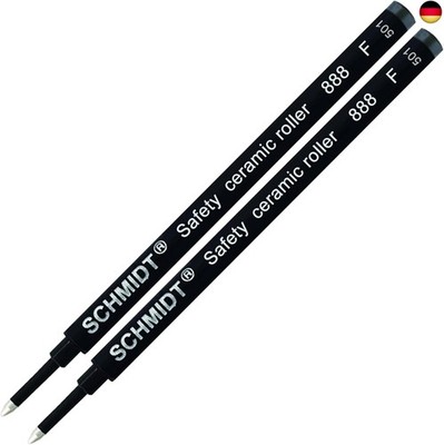 Schmidt German Roller Pen Refill Safety Ceramic Roller 888 F 2 Piece by Level 99
