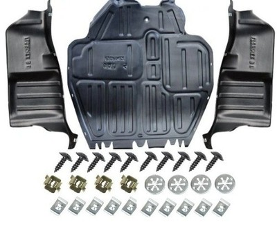 UNTERFAHRSCHUTZ MOTORSCHUTZ + EINBAUSATZ CLIPS VW GOLF IV 1998- 2006