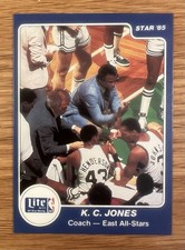 1984-85 Star Lite Beer All-Stars Starting Line-Ups - K.C. Jones #7