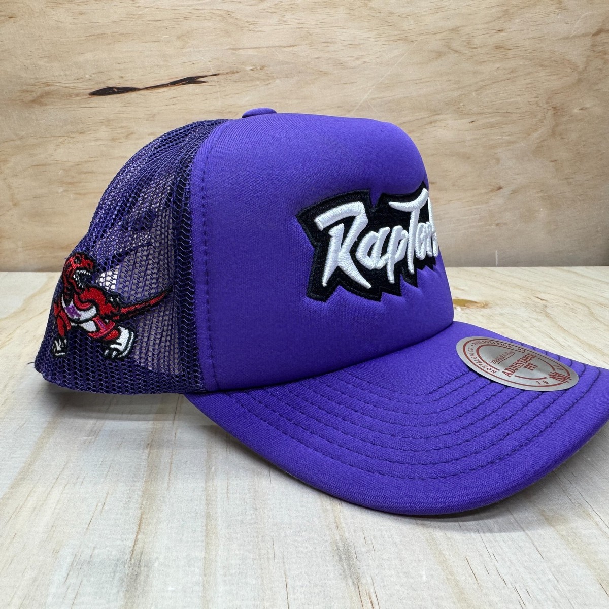 NEW Toronto Raptors Mitchell Ness Adjustable Trucker Mesh Cap Hat 