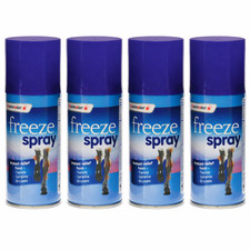 MasterPlast Freeze Spray 150ml 4 Pack Cold Spray Sports Injury Muscle Pain Relie
