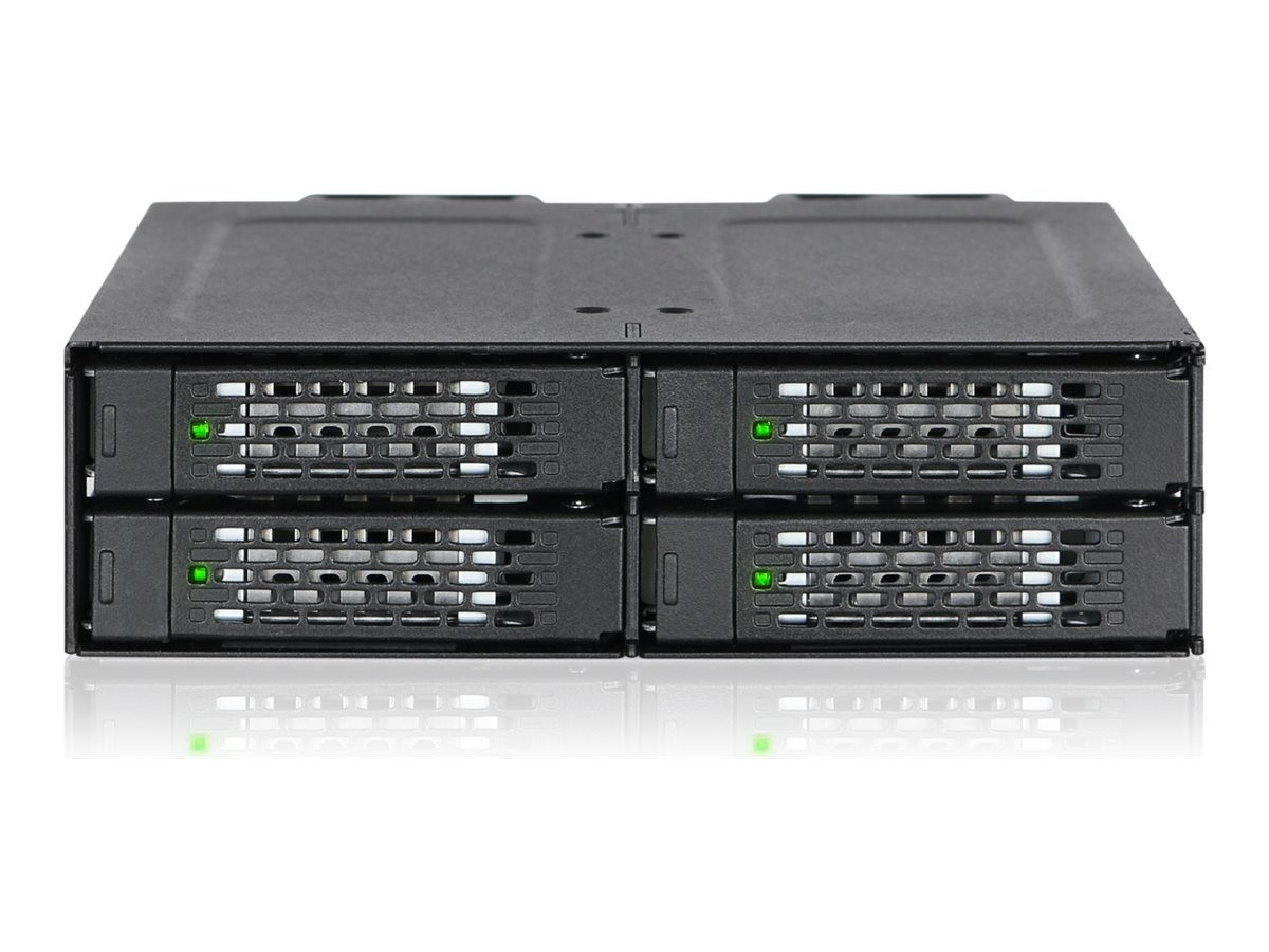 Icy Dock ToughArmor MB699VP-B V3 4-Bay 2.5" NVMe U.2/U.3 SSD PCIe 4.0 Hdd Rahmen