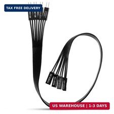 Motherboard Front Panel Extension Cables, Front Panel Connector, 24awg Flat Ribb