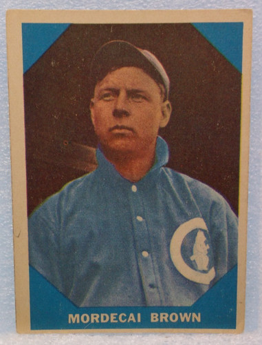 Mordecai Brown #9 1960 Fleer card