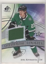 2020 Upper Deck SP Game Used Authentic Rookies Silver Jersey Joel Kiviranta 0k71