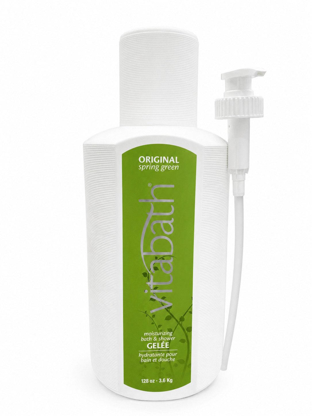 Vitabath Spring Green Shower Gel 128 oz Jumbo Moisturizing Body Wash Pump