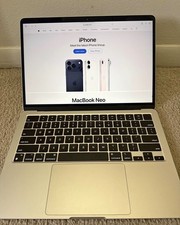 Apple MacBook Air 2022 13" A2681 MLY33LL/A M2/ 16GB 512GB AC  TILL NOV 2027