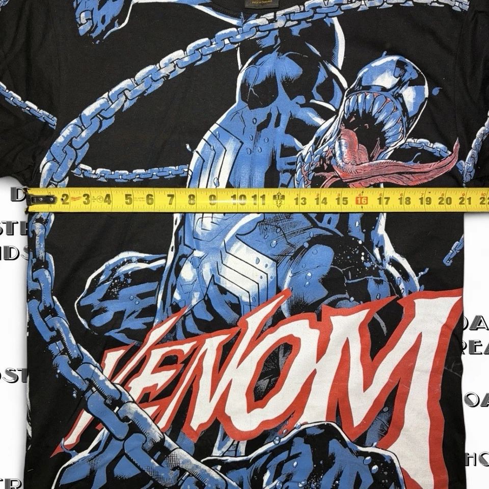 Camiseta moderna de colección Venom Marvel Comics AOP doble cara estampada talla XL Foto 4 de 4