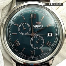 ORIENT Bambino Automatic Mechanical RN-AK0703E Green Men's Watch New in Box
