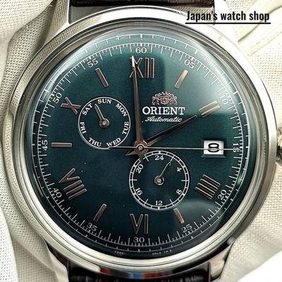 Orient Bambino Classic Men's Green Dial Watch RN-AK0703E for sale