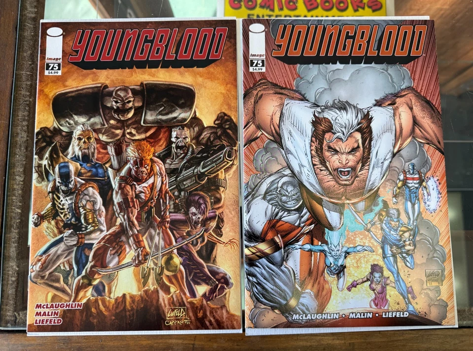 Youngblood #71 72 75 Variant 76 77 Image 2013 Lot - Rob Liefeld Low Print  Run - Image 4 of 4