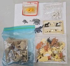 Mini Plastic Animals Miniature. Giraffes, Elephants, Horses More, See Ad 6E