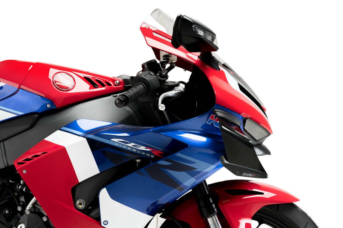 PUIG 20508N Front GP Spoiler Black – Fits Honda CBR1000RR-R