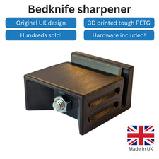 Cylinder lawnmower bedknife buddy sharpener