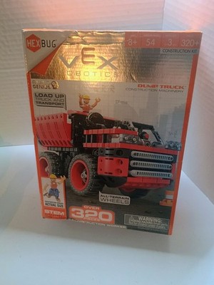 HEXBUG Vex Robotic Dump Truck Red Stem Starter 320+ Pieces