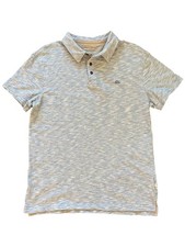 Quiksilver Men's Short Sleeve Polo Shirt Blue Size Large