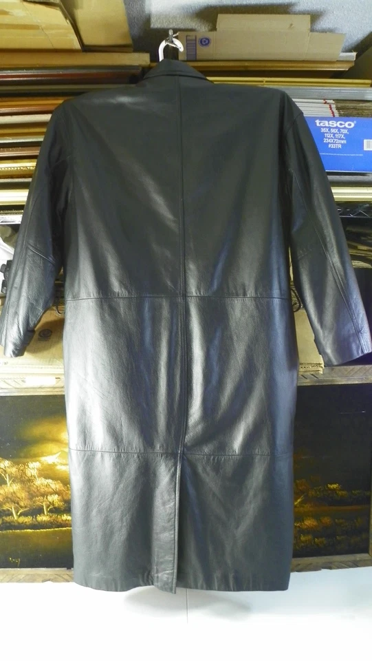 Gabardina de cuero Wilson para hombre talla XL doble botonadura con Thinsulate Ultra Foto 2 de 4