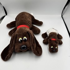 Pound Puppies Brown Plush Set 18   Newborn Puppy Prenamed With Tag Basset Hound