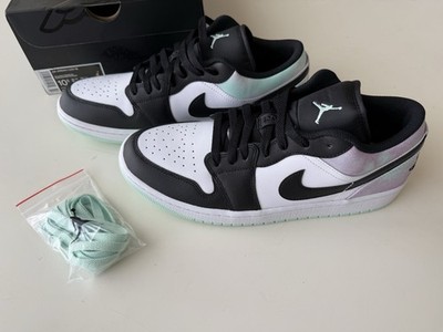 Jordan Air Jordan 1 Low SE White Mint Foam Black Tie Dye Men's DM1199-100 