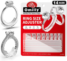 14 Sizes Ring Sizer Adjuster for Loose Rings, Silicone Ring Guards