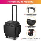 Byootique Soft Rolling Hair Stylist Train Case w/ Hair Tools Travel Bag Backpack — photo 4