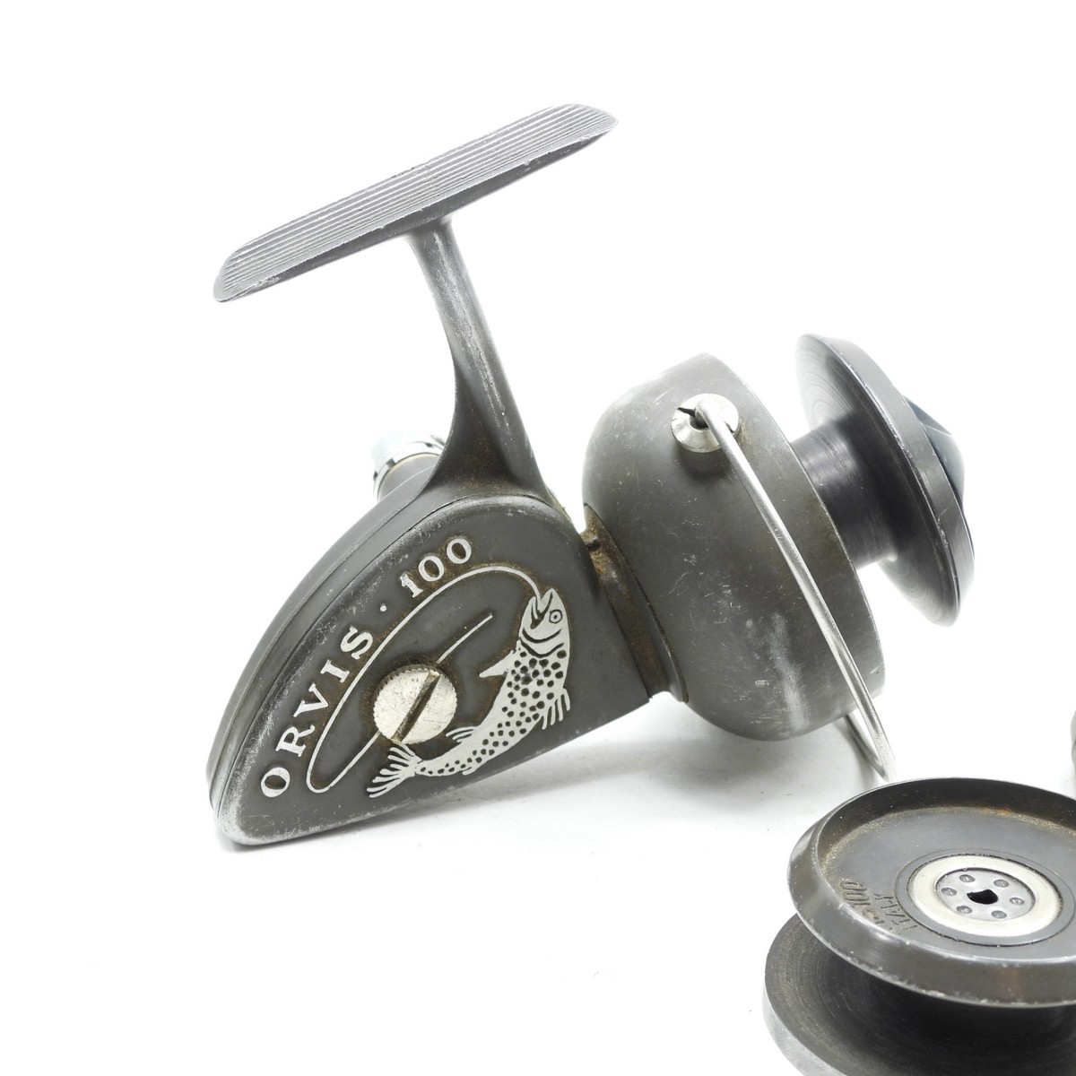 Lot of 2 Orvis Spinning Fishing Reels. 100 & 100SS. For Parts