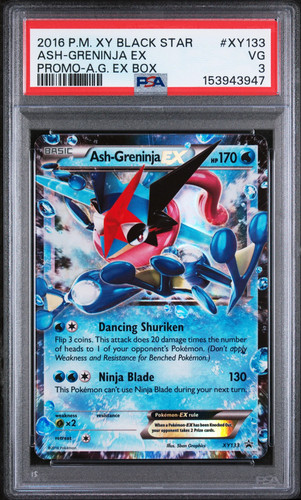 Ash-Greninja-EX graded PSA 3 for sale on eBay