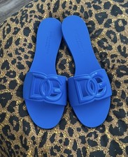 Blue Dolce & Gabbana Slides Size 8