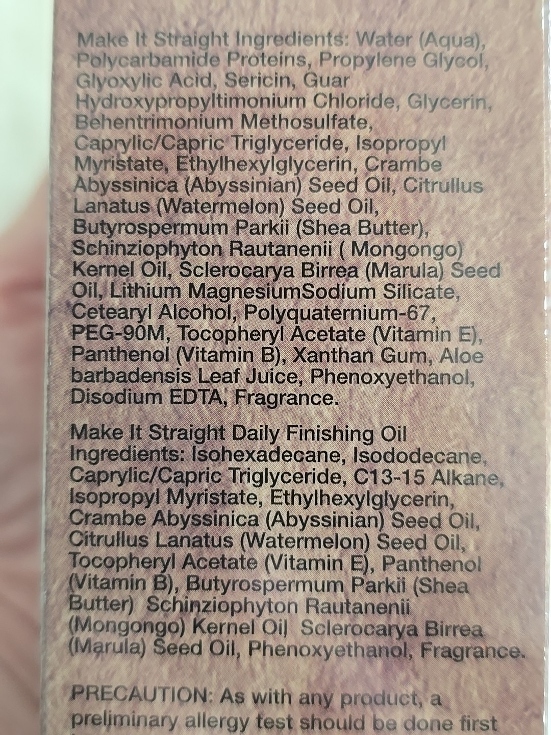 Make It Straight Salon Blowout Results Promotes Shine Hydration 6 Oz