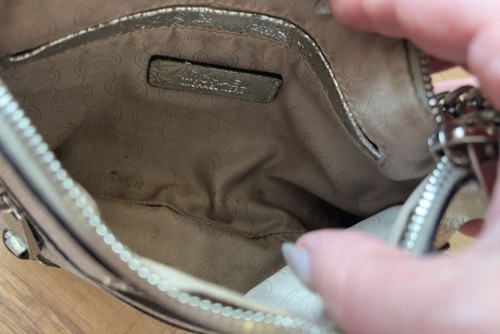 Michael Kors Silver Metallic crossbody bag - Picture 11 of 12