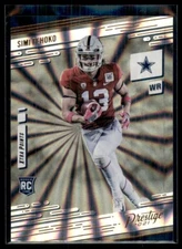 2021 Panini Prestige Xtra Points Blue Simi Fehoko RC Dallas Cowboys #286