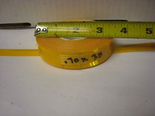 3M BRAND 983-71 AMBER YELLOW GOLD ROLL REFLECTIVE TAPE .70" x 35' CUSTOM CUT