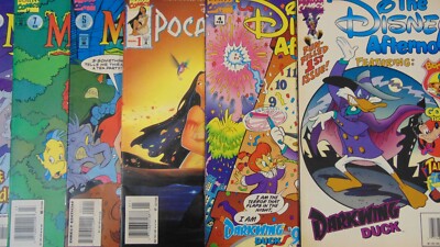 DISNEY AFTERNOON (1994) Darkwing Duck #1 4 LITTLE MERMAID 5 7 8 POCAHONTAS 1 LOT