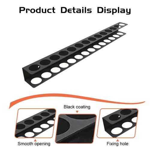Tool Rail Rack Holder Screwdriver Organiser Wall Mount Holds 14 Screwdrivers - Bild 4 von 14