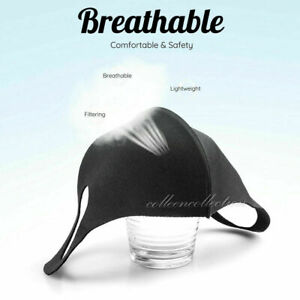 Fashion Face Mask Stretch Washable Black Covering Reusable Mouth Maskes Unisex