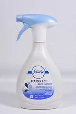 Febreze Fabric Refresher Air Freshener Free Nature Clear 27 oz JUMBO No Perfumes