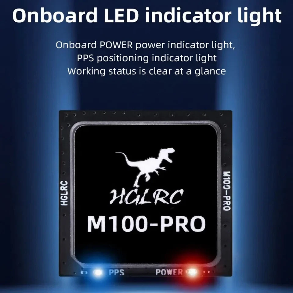 HGLRC M100 PRO GPS Chip B101 10th Generation Protocol Chip QMC5883L Compass - Image 4 of 4