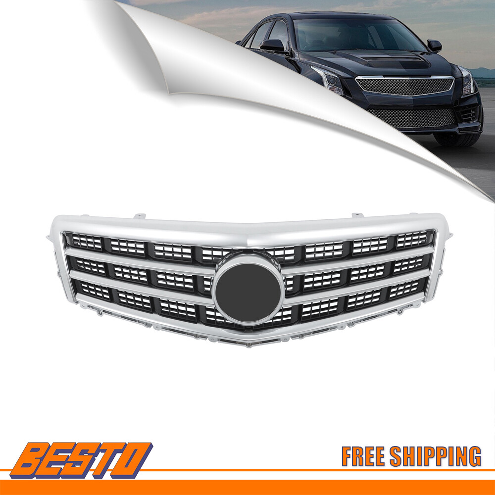 2013-2014 Cadillac ATS Matte Plastic Front Upper Grille Brand New Replacement
