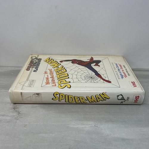 Spiderman - 1984 PRISM VHS - Live Action Marvel Clamshell RARE! Nicholas Hammond - Imagen 4 de 13
