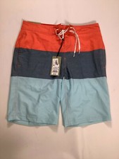 Mens Goodfellow  Co. Coral Red Board Shorts 30W NEW NWT