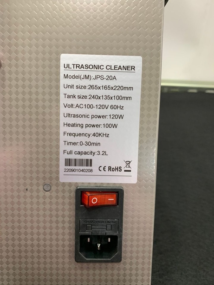 VEVOR JPS20A Digital Ultrasonic Cleaner Stainless Steel eBay