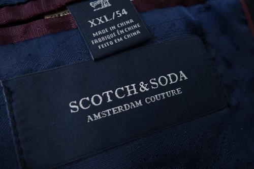 Scotch & Soda Blazer Sport Coat Jacket Blue Men Size 2XL 54 - Picture 7 of 8